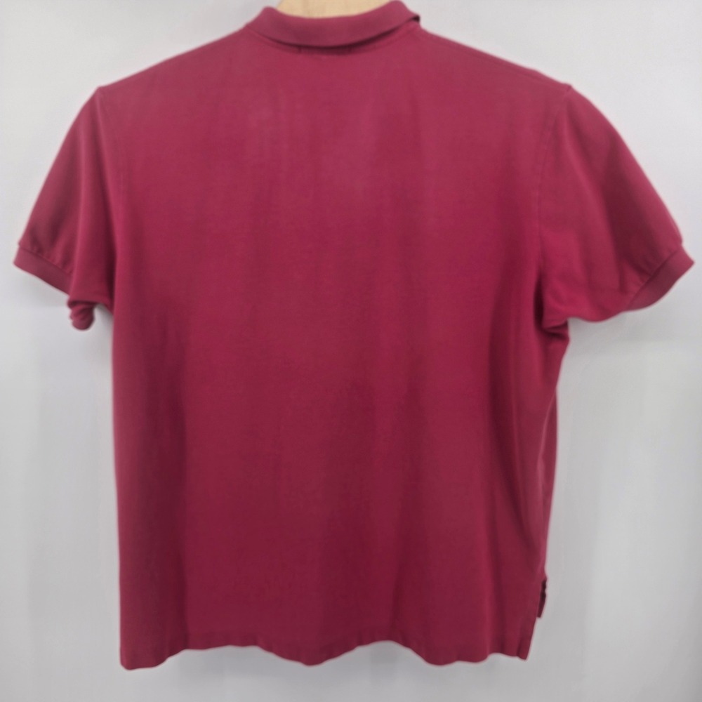 Polo Ralph Lauren Polo Shirt Mens XXL Heritage Pique Cotton Berry Pink Classic - Picture 3 of 8